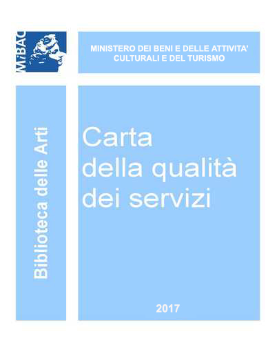 Carta della qualità dei servizi 2017